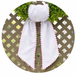 White With Pink Scallop