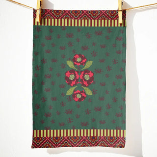 Lynette Reed Tea Towel with decorative printed design