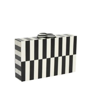 Black & White Box clutch