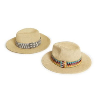 Straw Straight Brim Hat