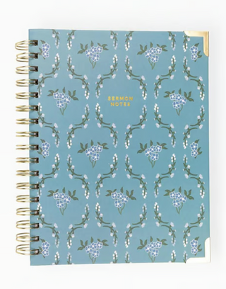 Journal Sermon Notes Floriette FieldTeal
