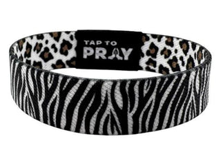 Tap To Pray™ reversible wristband for daily Bible verses and prayer

