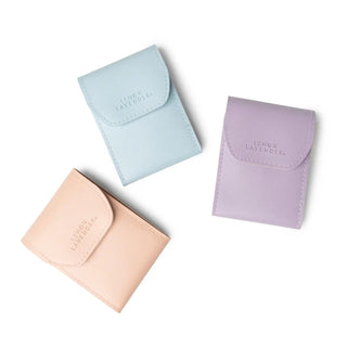 File It Away Nail Care Kit with pastel travel case and stainless steel manicure tools

8-piece nail care kit with clippers, scissors, tweezers, and file in cruelty-free case

Compact manicure and pedicure kit with pastel snap-closure travel case

Portable nail grooming kit with stainless steel tools and vegan leather case