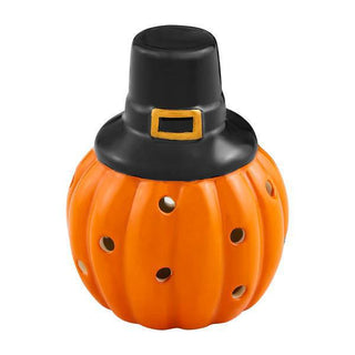 Pumpkin Pilgrim Light-Up Sitter