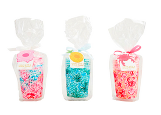 Party cups wrapped with mini drink floaty accessory