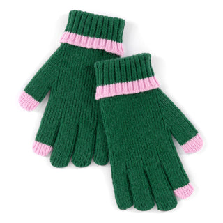 Green Joy Touchscreen Gloves