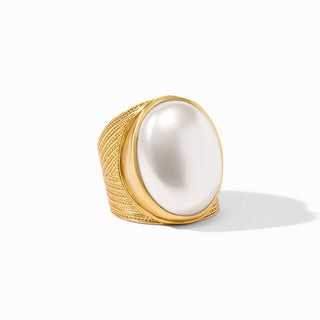 Julie Vos Verona Statement Ring Pearl