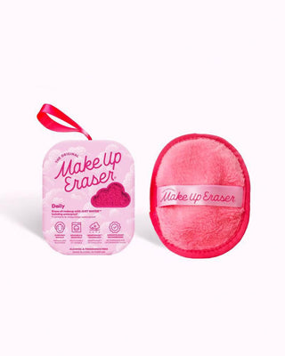 The Pink Daily MakeUp Eraser reusable makeup remover cloth

Hot pink MakeUp Eraser with packaging and hanging ribbon

MakeUp Eraser pink daily cloth for makeup removal and exfoliation

Eco-friendly pink makeup remover pad by MakeUp Eraser

Reusable pink makeup eraser cloth with soft microfiber texture