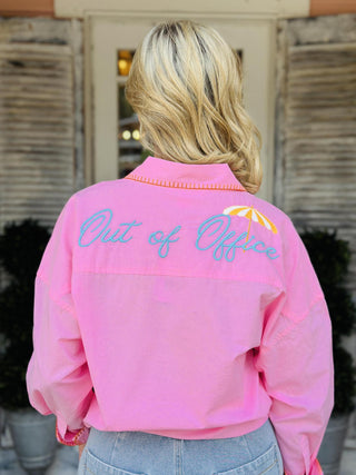 Vacay/Out of Office Cover-Up Shirt