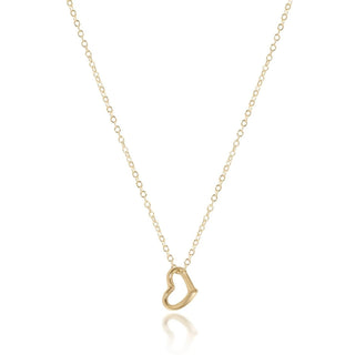 enewton Love Small Gold Charm Necklace Gold 16"