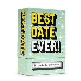 Best Date Ever scratch off date night game box