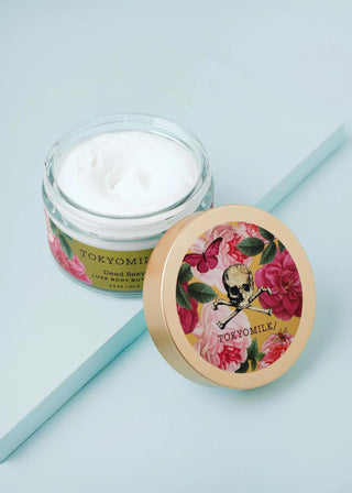 Tokyomilk Dead Sexy fragrance collection with floral skull packaging