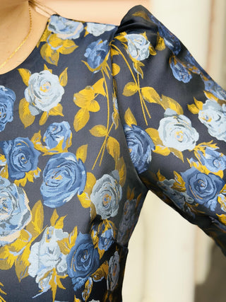 Thea Navy Dress