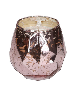Sweet Grace #011 candle in a faceted rose gold mercury glass vessel with warm glow

Sweet Grace #011 scented candle featuring passion fruit, sparkling tea, and patchouli in metallic glass jar

Sweet Grace #011 luxury candle in reflective rose gold faceted container for home décor