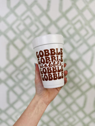 Gobble Wobble Styro Cups