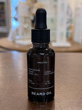 Preston Nourishing Argan Beard Oil 1 oz