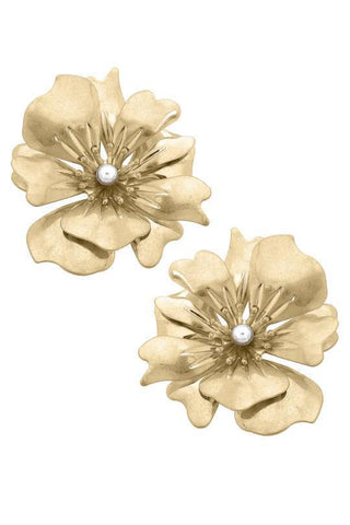 Nicole Pearl Flower Earring