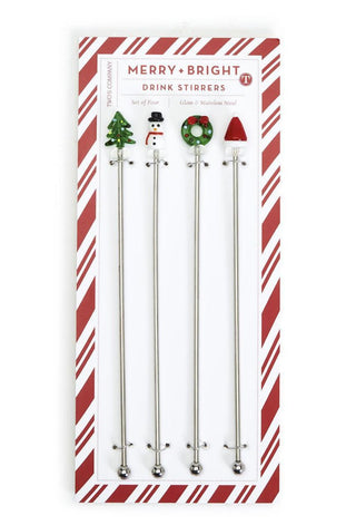 Merry & Bright Drink Stirrers