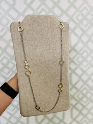 Small Links Gold & Silver Necklace