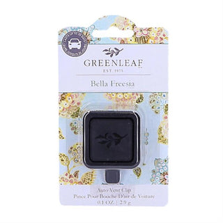 Green Leaf Bella Freesia scented sachet with floral packaging in soft pastel blue and yellow

Green Leaf Bella Freesia home fragrance collection featuring sachets, sprays, candles, and diffusers

Bella Freesia fragrance by Green Leaf in elegant floral packaging for home scenting