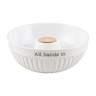 "All Hands In" Serving Bowl