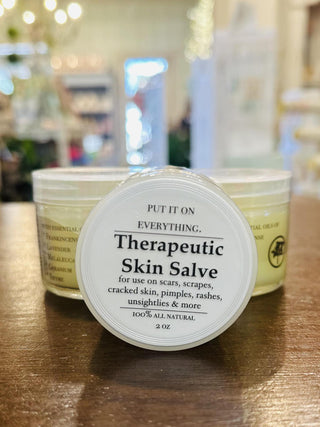 Simplified Therapeutic Skin Salve 2 oz natural healing balm

All-natural Therapeutic Skin Salve for dry or damaged skin

Simplified Skin Salve for eczema, rashes, and cracked skin

Simplified 2 oz healing balm with lavender and frankincense

Natural coconut and beeswax skin salve by Simplified