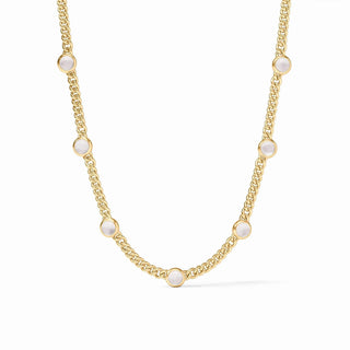 Dolce Delicate Station Necklace by Julie Vos in iridescent clear crystal

Julie Vos Dolce gold chain necklace with crystal stations

24K gold plated crystal station necklace by Julie Vos

Iridescent clear crystal station necklace gold chain

Elegant Julie Vos Dolce necklace in gold and crystal
