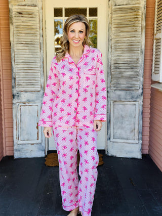 Happy Monkey Cotton Printed Pajamas