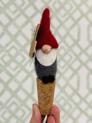 Felt Gnome Bottle Topper