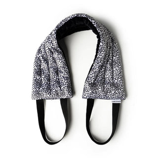 Hot Stuff heated neck wrap with spa seeds for microwave heat therapy