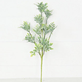 Artificial flocked boxwood greenery pick, 18 inches tall

Flocked boxwood leaf spray for floral arrangements and décor

Faux 18in boxwood stem with frosted green leaves

Realistic flocked boxwood greenery pick for spring decorating

Artificial boxwood branch with soft flocked leaves