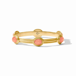 Julie Vos Portofino Stone Bangle Melon Jade