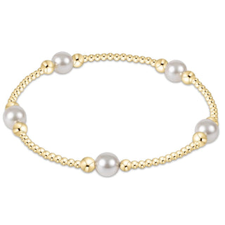 enewton Purpose Pearl 6mm Bead Bracelet - Gold