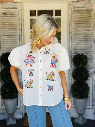 Sister Mary Flamenco Top