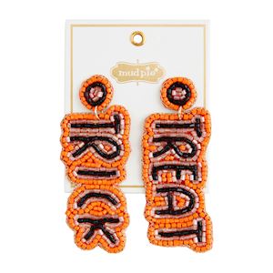 Trick Or Treat Halloween Earrings