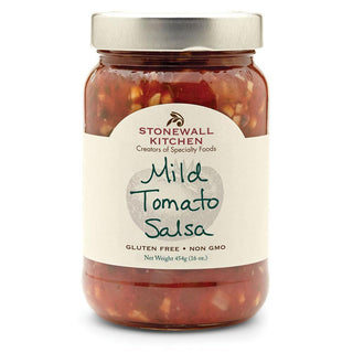 “Stonewall Kitchen Mild Tomato Salsa jar”

“Chunky mild tomato salsa with onions and peppers”

“Stonewall Kitchen mild salsa for chips and tacos”

“Jar of mild tomato salsa with cilantro and lime”

“Authentic-style chunky tomato salsa”