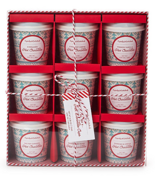 Holiday Set of 9 Hot Chocolate Cups