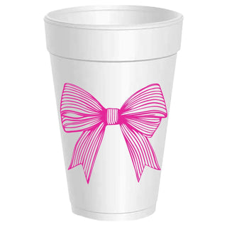 Pink striped bow styrofoam party cup – 16 oz

Striped bow pink styro cup – disposable drinkware

Pink bow printed styrofoam cup – fun party cup

Striped bow pink party cups – set of 10, 16 oz