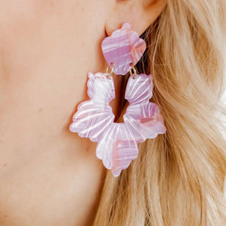 Michelle Rosy Glow Earrings