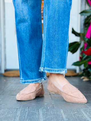 Camel Loafer Flats