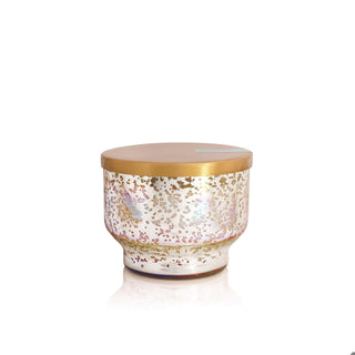 Capri Blue Volcano Signature Jar Candle in Mercury Iridescent glass featuring the iconic Volcano tropical citrus fragrance.