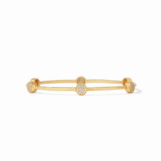 Julie Vos Milano Luxe Bangle - Gold - Pave Cubic Zirconia