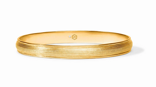 Julie Vos Cobblestone Stacking Bangle in 24K gold plate
