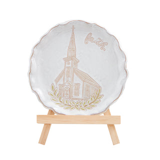 Church Plate With Easel