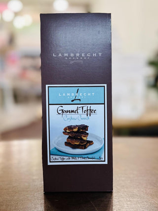 Box of southern pecan toffee by Lambrecht Gourmet