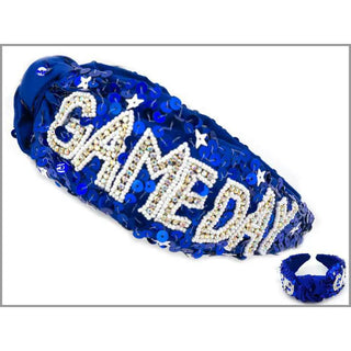 Blue Gameday Headband