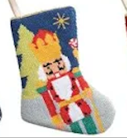 “Mini needlepoint stockings with Santa, nutcracker, tree, and snowman designs”

“Set of colorful mini Christmas stockings with canvas backing”

“Gift card-sized needlepoint stockings with festive holiday patterns”

“Mini holiday stockings perfect for cash, treats, or gift cards”

