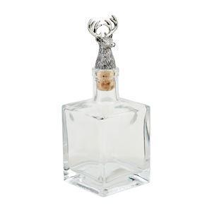 Metal Deer Glass Decanter