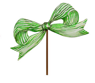 Beck's Red and Green Bows Round Top