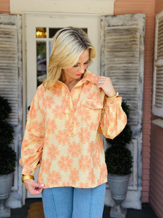 Ivy Jane Flora Stripe Top